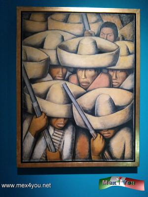 Bellas Artes albergarÃ¡ la exposiciÃ³n "Pinta la RevoluciÃ³n" (03-05)
Entre Modernismo y mexicanidad;  Pinta la RevoluciÃ³n, En la Ciudad, Pinta los Estados Unidos y e AlegorÃ­as oscuras: entre impresos, ejemplares de periÃ³dicos, fotografÃ­as,libros, obras de mmexicanos reconocidos.

Text and Photo by: YanÃ­n RamÃ­rez

Pie de Foto: Alfredo Ramos MartÃ­nez (1871-1946)
Zapatistas, ca. 1932
Ã³leo sobre tela
San francisco Museum of Modern Art Coleccion Albert  M. Brender.
Keywords: museo palacio bellas artes exposiciÃ³n pinta lÂ´revoluciÃ³n arte moderno mexicano posrevolucionario