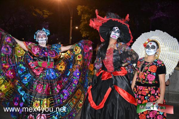 Mega Desfile de Catrinas 2017 (04-06) 
Text & Photo by: Antonio Pachec
Keywords: mega desfile catrinas procesion angel independencia bellas artes paseo reforma