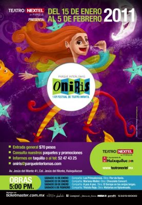 Festival Oniris 2011 (05-06)
ProgramaciÃ³n del Festival Oniris. 
Keywords: festival oniris interlomas teatro nextel