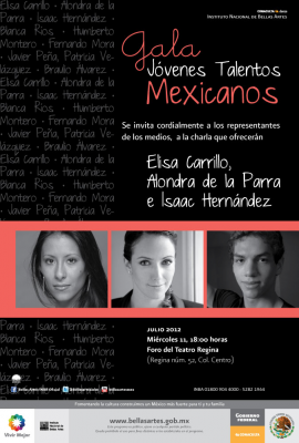 Charla con medios y JÃ³venes Talentos Mexicanos
Keywords: Charla medios JÃ³venes Talentos Mexicanos