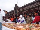 Mega Rosca de Reyes en el Zócalo Ciudad de México 