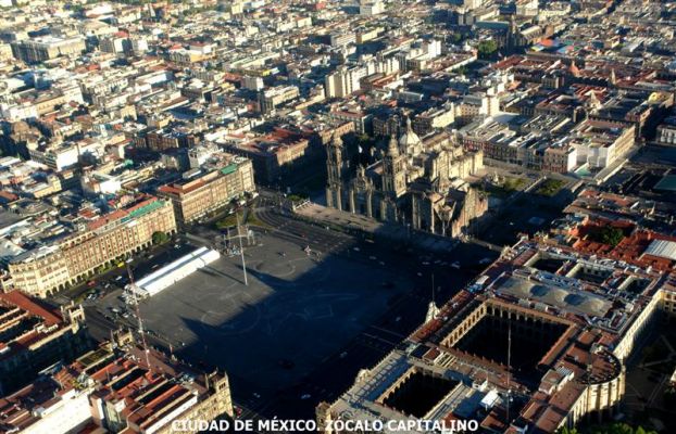Vista AÃ¨rea de la Ciudad de MÃ©xico.
Keywords: vista aerea view zocalo ciudad mexico city